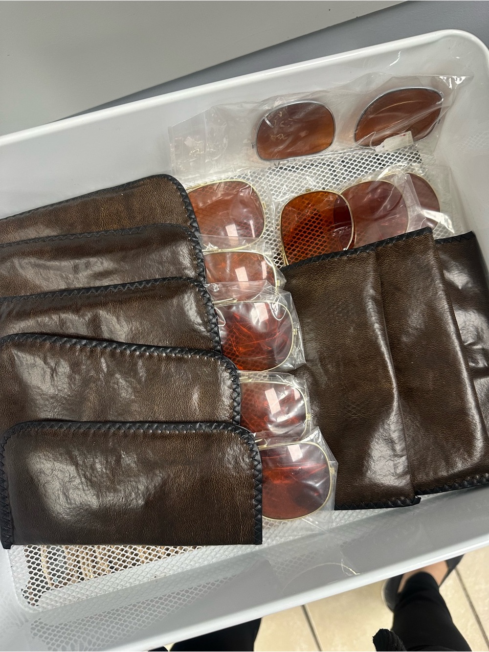 Clip on with Amber Lenses